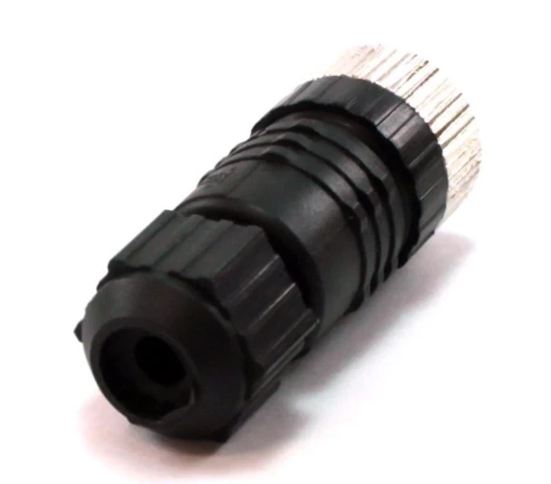 CDL12F/5S-OA - Conector femea M12 5vias reto (s/cabo) 09.011.2301/000 - Tecnotron