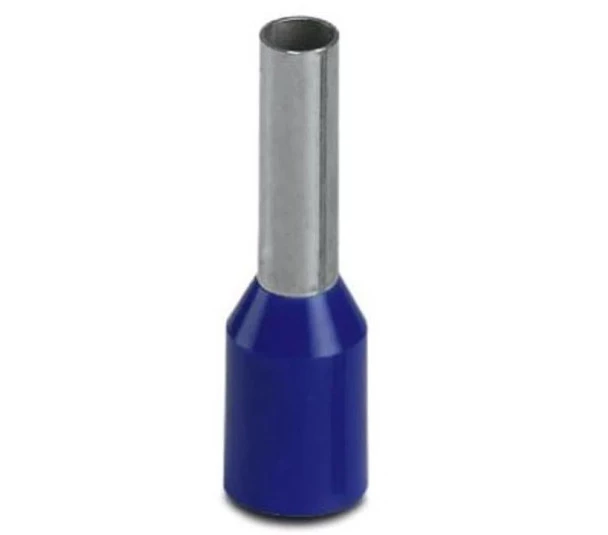 Terminal tubular 2,5mm²  E2508 Azul - 100 Unidades