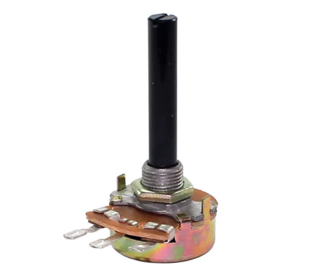 Potenciômetro 4M7 Linear Carvão Sem Chave 23mm