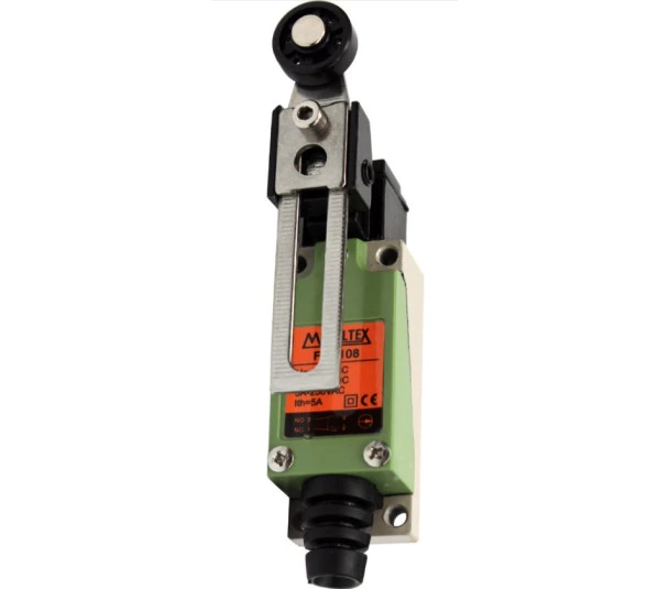 Chave Fim de Curso FM-8108 Atuador Alavanca Ajustavel C/Rolete - Metaltex