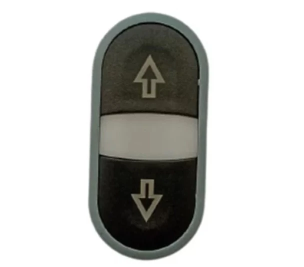 Botão Duplo Faceado Preto CEW-BDM55FR-WH IP44 (SOBE/DESCE) (SETA) (14406794) 2NA WEG