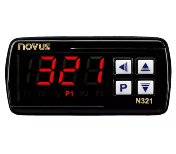Controlador de Temperatura Para Refrigeração e Aquecimento N321-PT100 - NOVUS 
