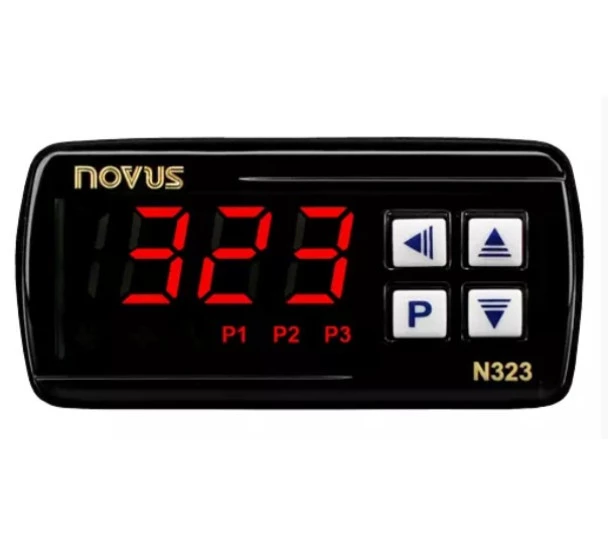 Controlador de temperatura para aquecimento ou refrigeração N323 PT100 - NOVUS