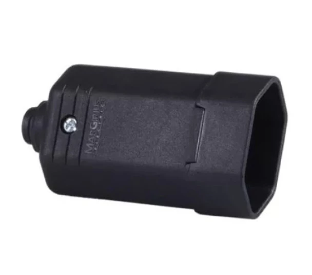 Tomada desmontável TMD1-3 2P+T 10A PT (PA012711) - MarGirius