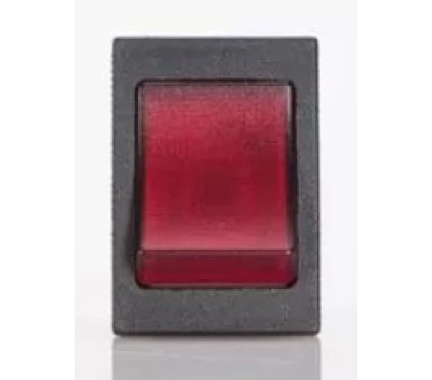 Interruptor de tecla 30223 M1FT2FE3G Bipolar 15A S/ Capa Silicone ( Vermelho ) - MarGirius
