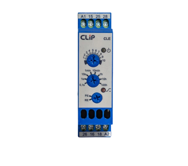 Rele temporizador CLE-2R 24-242VCA/VCC -  CLIP