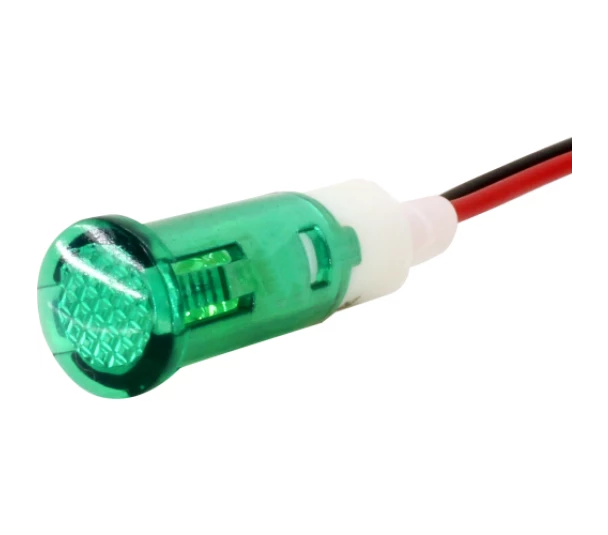 Indicador Led IL10-7G 10mm 24v Verde- Metaltex