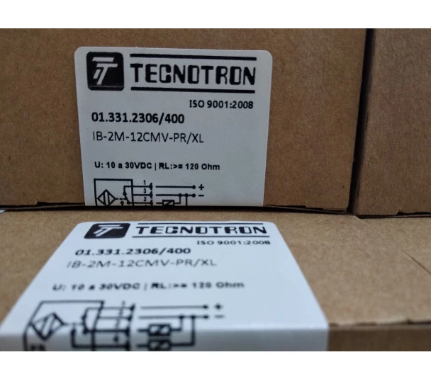 Sensor Indutivo IB- 2M-12CMV-PR/XL PNP conector NA+NF –01.331.2306/400 - Tecnotron