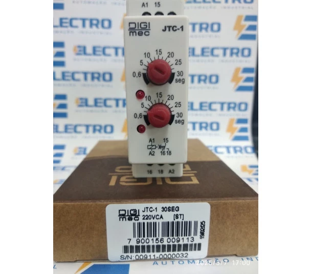 Temporizador JTC-1 30Seg 220VCA - Digimec