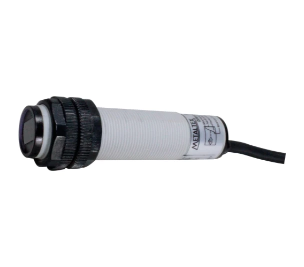 Sensor fotoelétrico Difuso P18AD-20-DPC 10-30vcc Pnp (Na+Nf) Sn=200mm Cabo- Metaltex