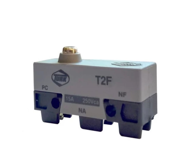 Micro Chave com Pistão 1NA 1NF 15A 250VCA T2F - Turk