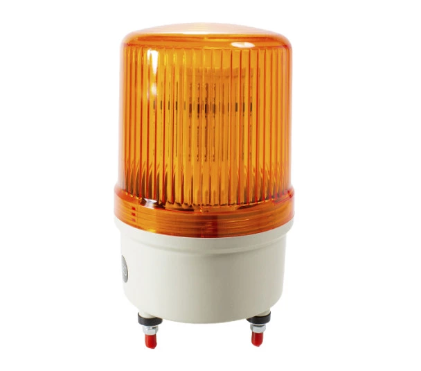 Sinalizador de Emergência Rotativo LED com Alarme 100mm - 24VCA/VCC  Laranja TWLB-10L7O - Metaltex
