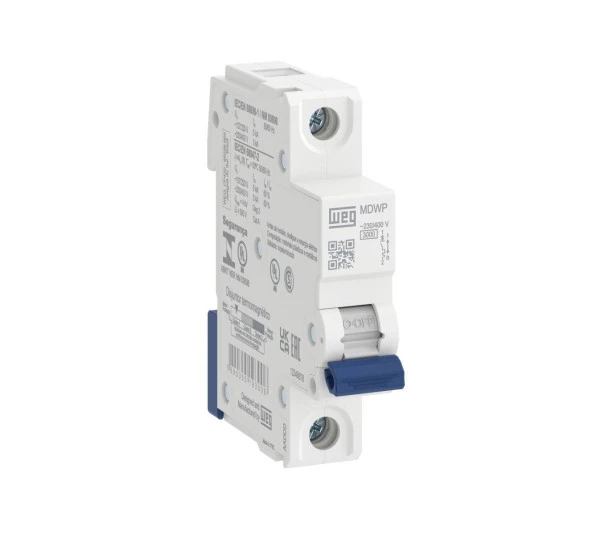 Minidisjuntor MDWP- C50-1 polo 400VCA CAP INT 3KA/230/400V 5KA/127/220V (15265692) - Weg