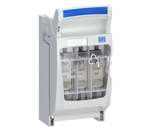 Seccionadora Fusivel FSW100-3  100A NH000 3P 690V (11884107) -Weg