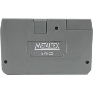 Borne Mola Push-In BP6-C2 6,0mm - 2vias Tampa - Metaltex