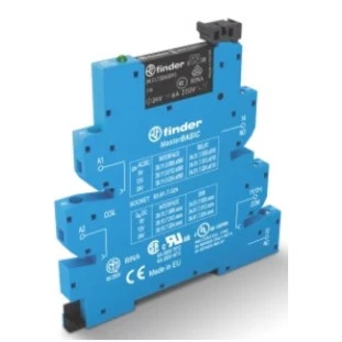 Rele Modular de Interface 39.11.0.024.0060 1REV 24VAC/DC (SLIM)- Finder