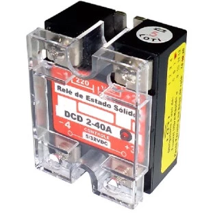 Rele de Estado Solido DCD 2-40A 220VDC CONT 5-32VDC  - Loti