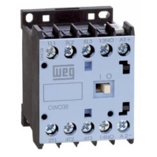 Mini contator CWC09-10-30D23 9A 220VCA 1NA Azul 12487232 - WEG 