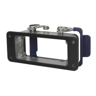 Base Metálica de Embutir Travas Laterais 2 Alavancas H16B-BK-2L/SC
