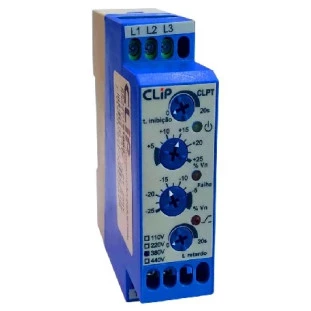Rele Monitor De Tensão Trifásico/falta De Fase  CLPF 380v - Clip