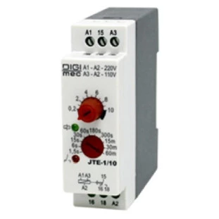 Rele de Tempo JTE-1 15min 24vca/cc 220vca - Digimec