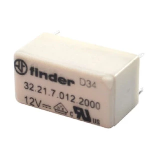 Mini Rele P/ PCI 32.21.7.012.2000 1NA 12VDC -  Finder 