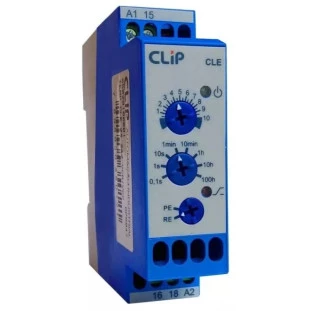 Rele Temporizador CLE 24-242v Retardo/pulso Energização - CLIP