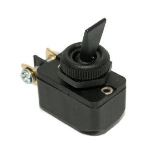 Chave Alavanca Plastica CS301D AFB2FP1 Preto Unipolar 6A - MarGirius