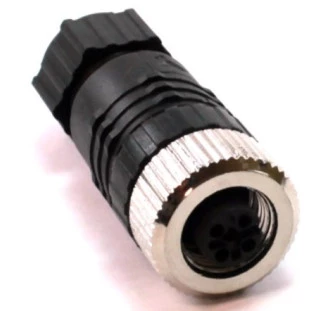 CDL12F/5S-OA - Conector femea M12 5vias reto (s/cabo) 09.011.2301/000 - Tecnotron