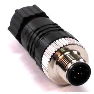 CDL12M/5S-OA - Conector Macho M12 5vias reto (s/cabo) 09.011.2401/000 – Tecnotron