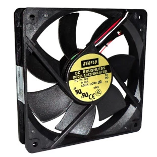 Microventilador Axial 120x120x25mm 24VCC AD1224HB-A73GL 24VDC 0.19A