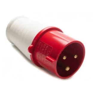  Plug Industrial PIWD-16P3H9E53 16A 2P+T 9H MACHO Vermelho(14684571) - WEG