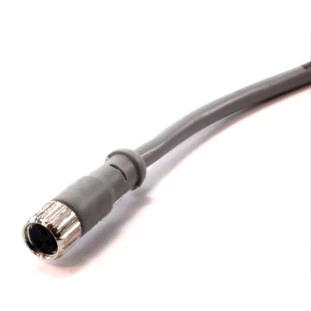 CT08F/3S-C05.A1 - Cabo Conector para Sensor 180° 3 Pinos 5mts Femea M8 - Tecnotron