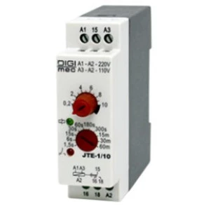 Rele Temporizador com retardo na energizacao multiescala JTE-1 30 MIN 24VCA/24VCC 220VCA - Digimec
