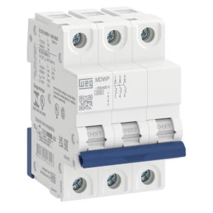 Minidisjuntor MDWP-C 20-3 Polos 400VCA CAP INT 3KA/230/400V 5KA/127/220V (15265760) - WEG