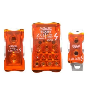 Conector De Distribuição BDA 80 7 Terminais - Metaltex