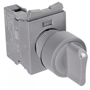 Botao Chave Seletora Comutador CEW-CKM3R45-100000 +2NA  3 pos Retorno (12642430) - WEG