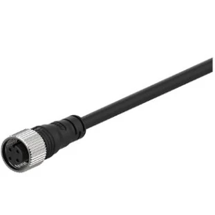 Cabo Sensor Femea M12 4fios 3m Reto (CC) PVC CID4- 3T - Autonics