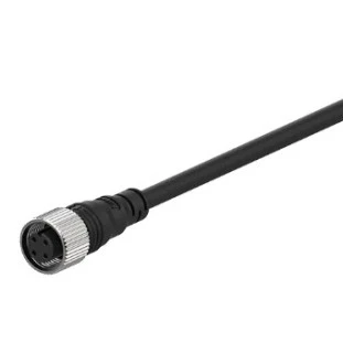 Cabo Sensor Femea M12 3fios 5m Reto (CC) CID3-5  - Autonics