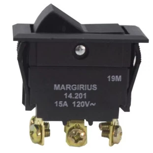 Chave de Tecla 14201 MFT1FE3Q Int Bipolar Liga/Desliga 15A - MarGirius