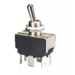 Interruptor de alavanca metálica 14203 A1B1P1Q Bipolar 15A 6T L-D-L - MarGirius