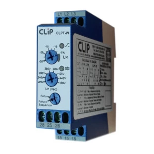 Rele Monitoramento de Tensao Falta e Sequência de Fase 220 a 480VCA CLPF-W - CLIP