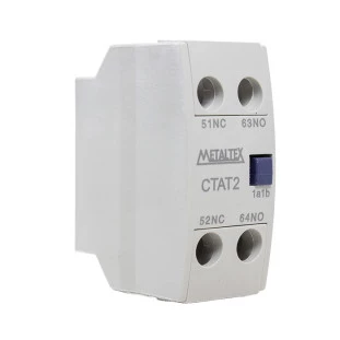 Contator Tripolar 13A/AC3 - 220VCA - 1NA+1NF CT12-H5-311  - Metaltex