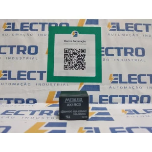 Relé AX1RC3 Miniatura De Potência 1 Reversível 15A 24VCC - Metaltex