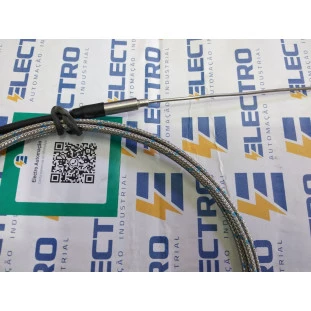 Termopar J - inox 316 1,5mm x  300mm - cabo 2 mts FFM  0-600ºC