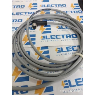 Cabo Conector AL-SWKP3-2/P00 M8 90g 2mts 3pinos - Banner