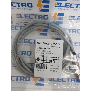 Sensor Indutivo Tubular IN-4M-12CA-PR/XL  01.331.2256/000 - Tecnotron