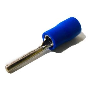 Terminal Pino Pre Isolado 2,5 mm Ptv2-13 Azul (100 Peças) Azul