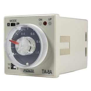 Relé Temporizador Analógico de 0-10 Seg/Min 24/240VCA/VCC - Metaltex