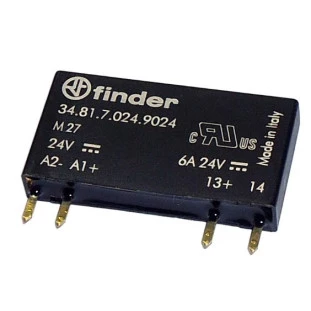 MiniI Rele P/ PCI 1 REV 24VDC SSR 34.81.7.024.9024 - Finder